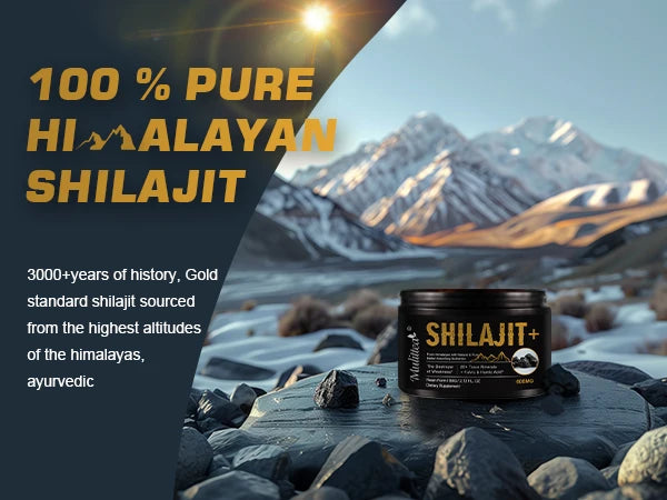 🌄 Ditch the Crash – Fuel Your Day with Pure Shilajit:  100% Pure with 85+ Trace Minerals & Fulvic Acid Support Immune and Metabolic Health Brain Focus and Memory